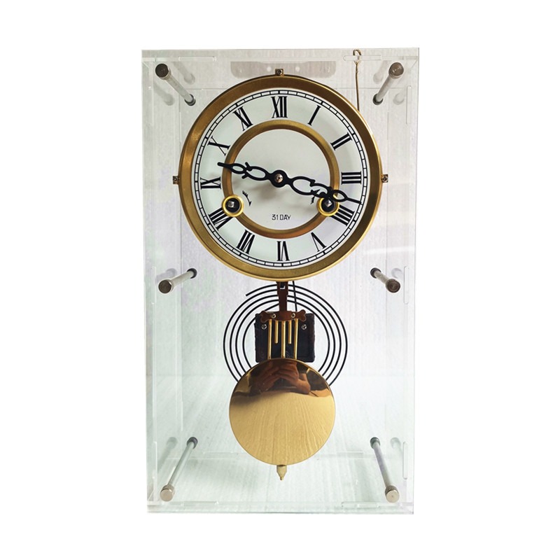 Table Watch Luxury - Vintage mekanik masa saati sarkaç duvar