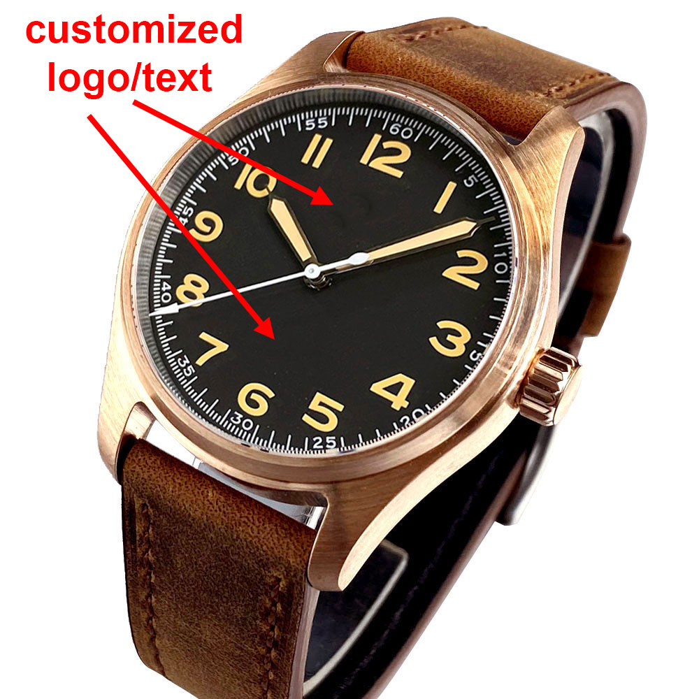 Automatic Pilot Watch - Erkekler İçin Özelleştirilmiş Saat Gerçek Cusn8