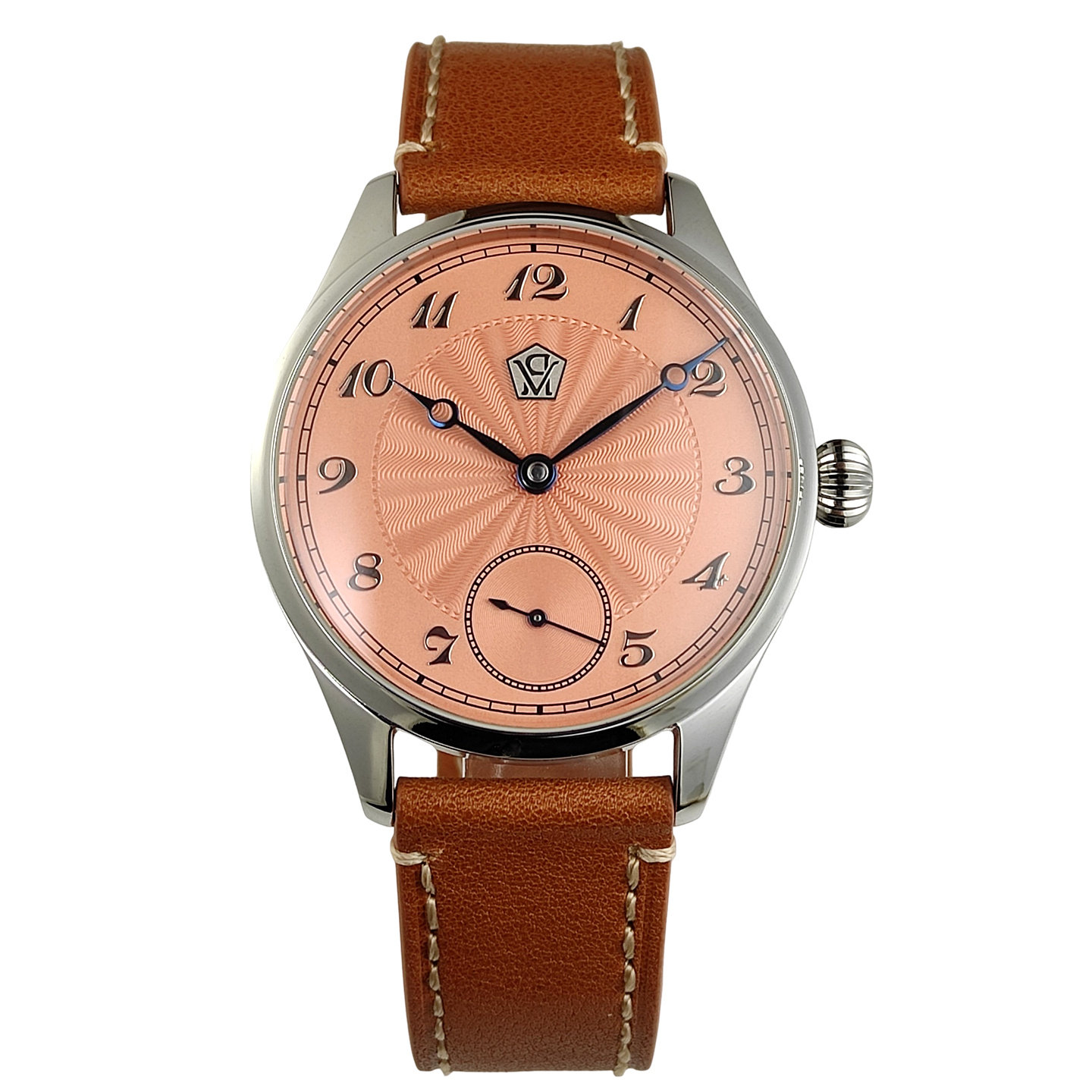 Guilloché Dial Watch - 40MM manuel mekanik saat, guilloche kadranlı,