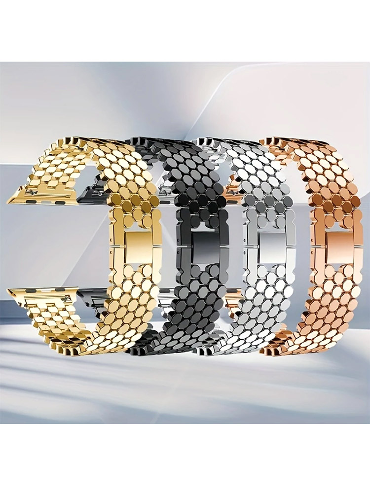 Luxury Watch Apple - Paslanmaz Çelik Kayış Apple Watch Band