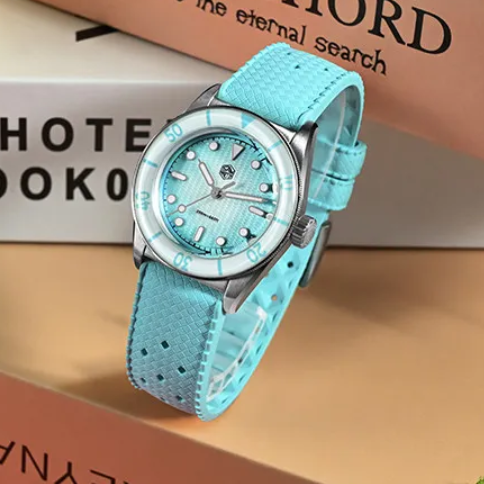Guilloché Dial Watch - San Martin Kadın Kuvars İzle 32.5mm