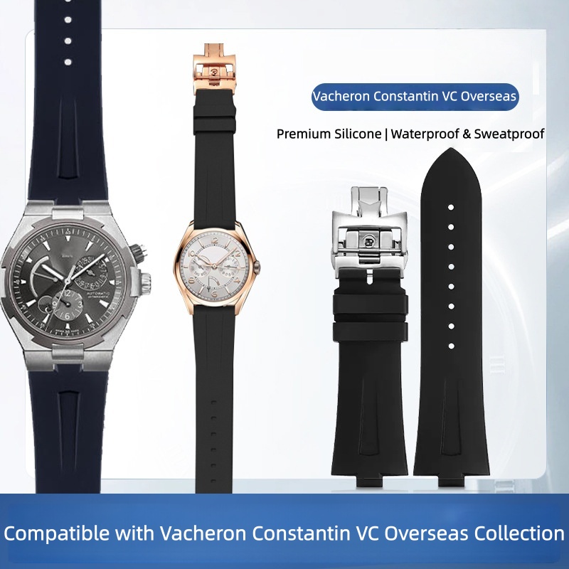 Luxury Watch Constantine - Silikon kauçuk saat kayışı Vacheron Constantin