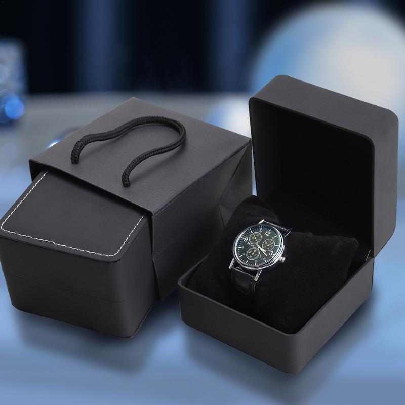 Luxury Watch Packaging Box - Lüks Deri Saat Saklama Kutusu Seyahat