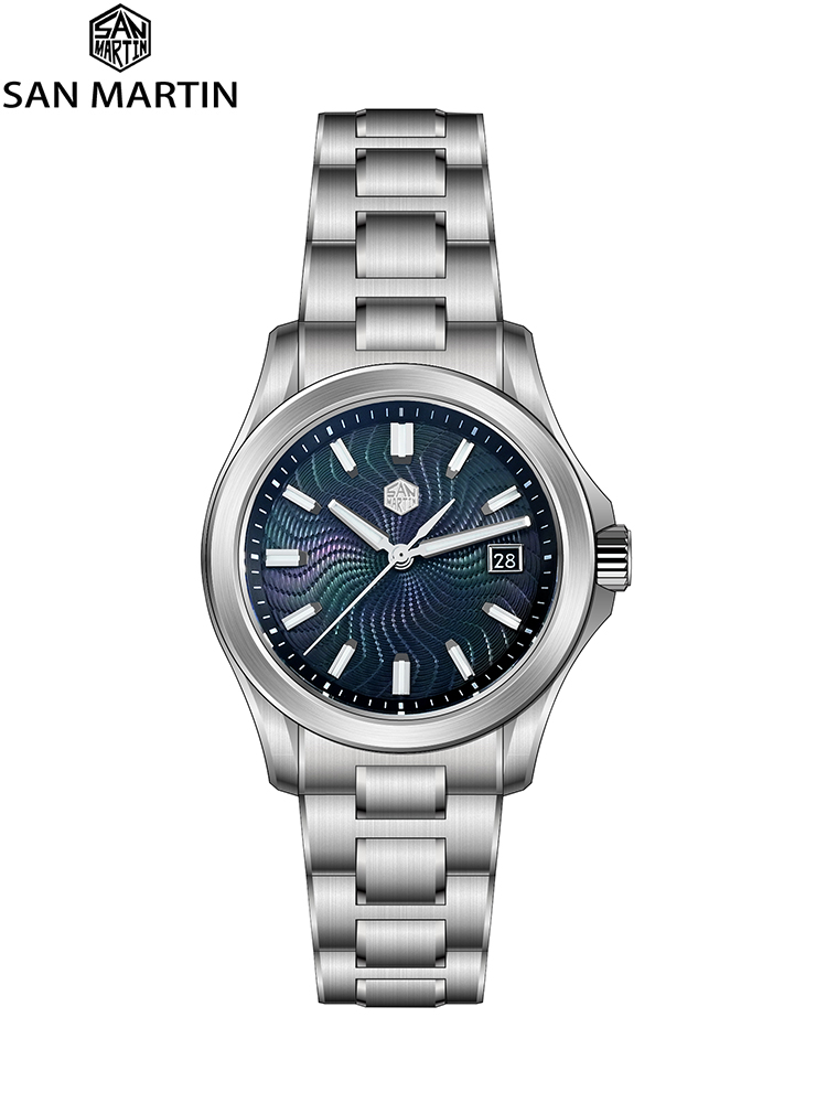 Guilloché Dial Watch - San Martin 39mm Orijinal Tasarım Guilloche