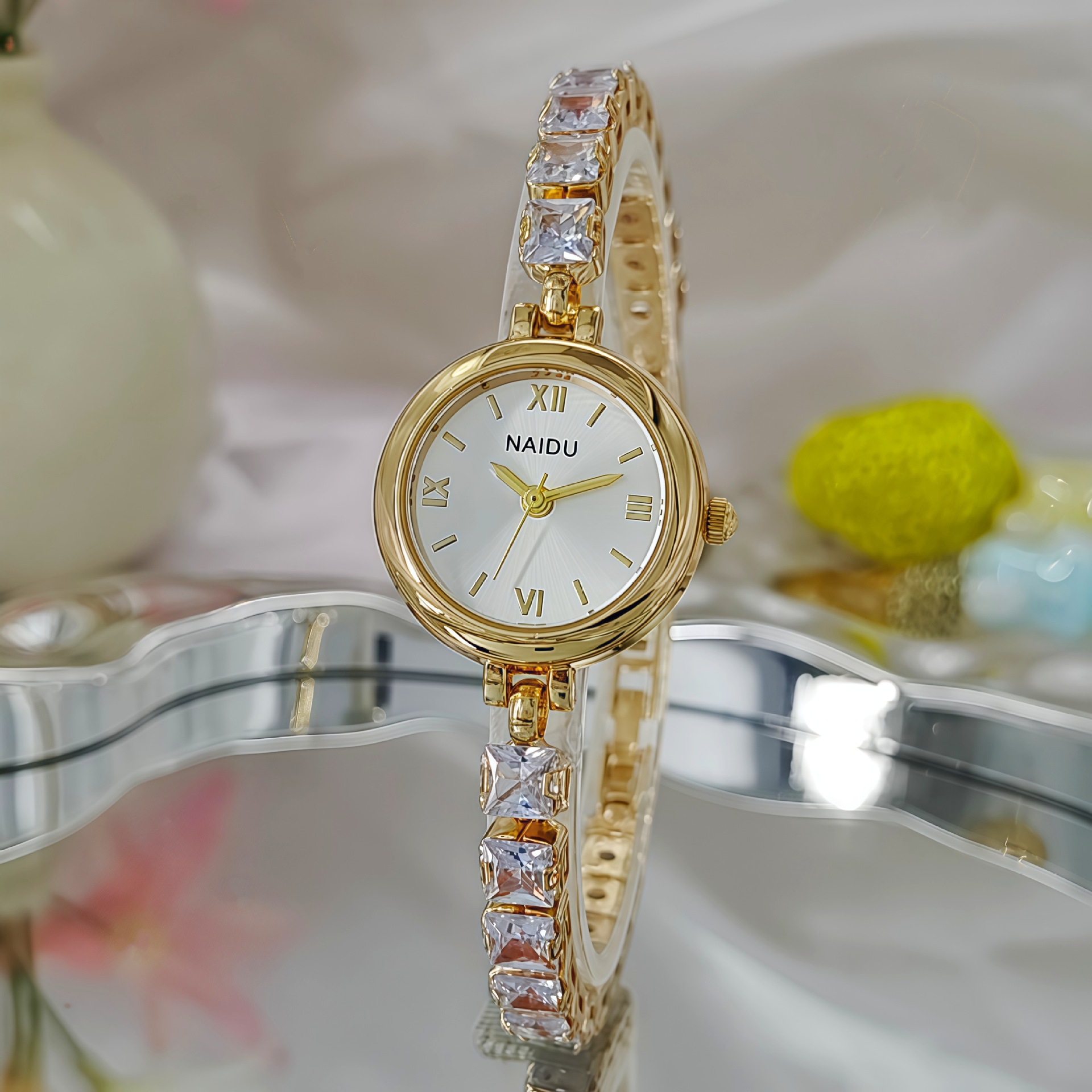 Luxury Watch Level - Kadınlar için Yeni Moda Elmas İşlemeli