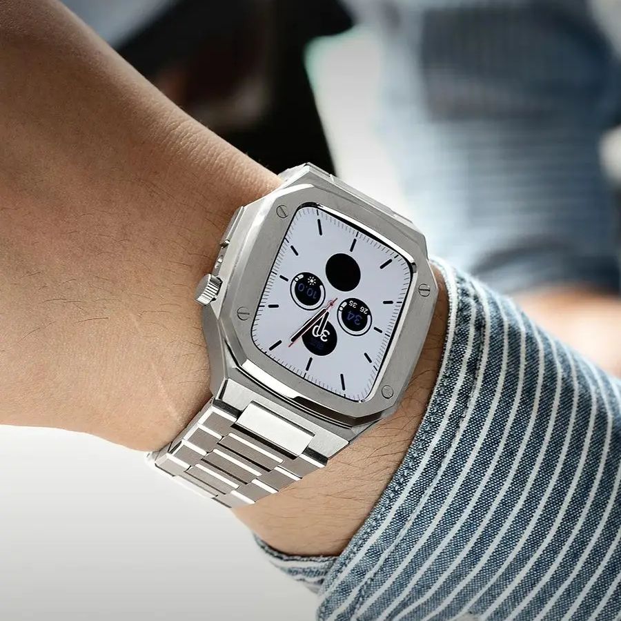Luxury Watch Apple - 2025 Lüks Modifikasyon Kiti Apple Watch