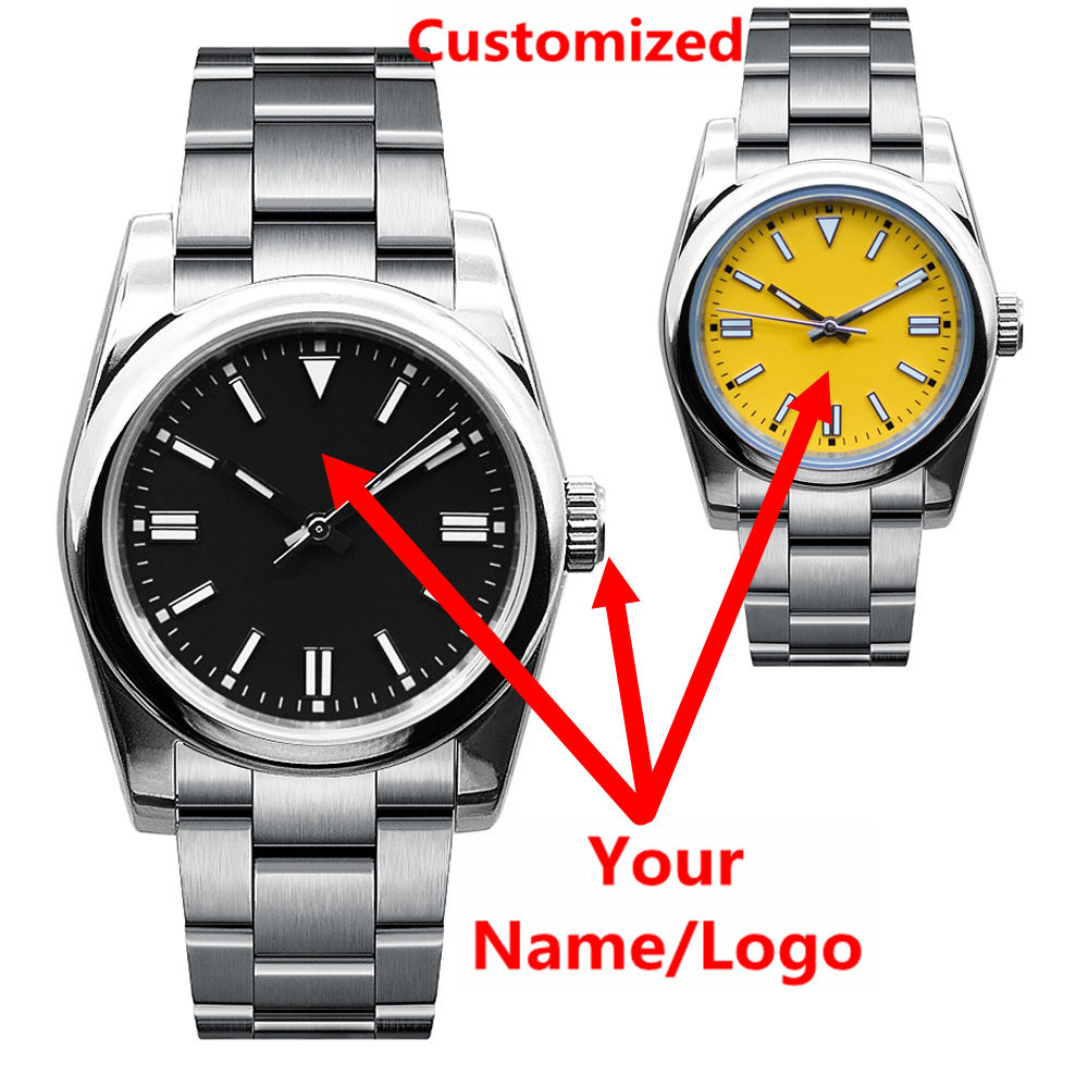 Luxury Watch Exchange - Özel Logo Erkek Saati Safir Lüks
