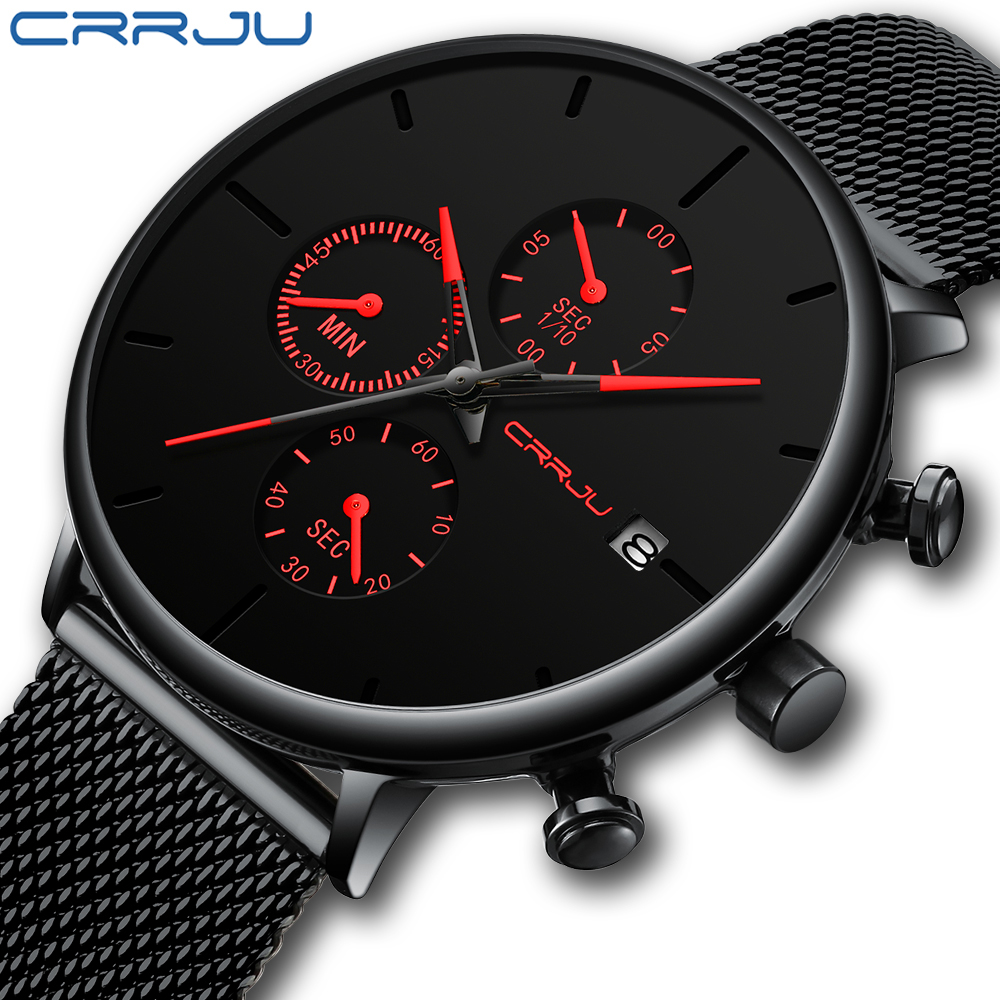 Luxury Watch Exchange - CRRJU Mens saatler lüks spor kol