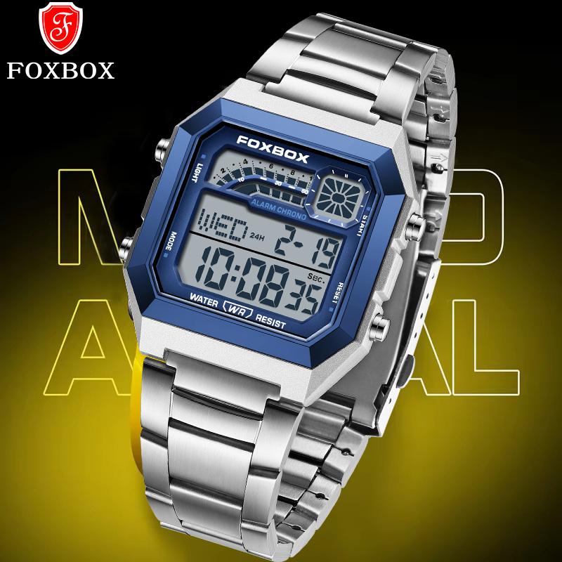 Luxury Watch & Jewellery - FOXBOX Moda Lüks Dijital Erkek Saati