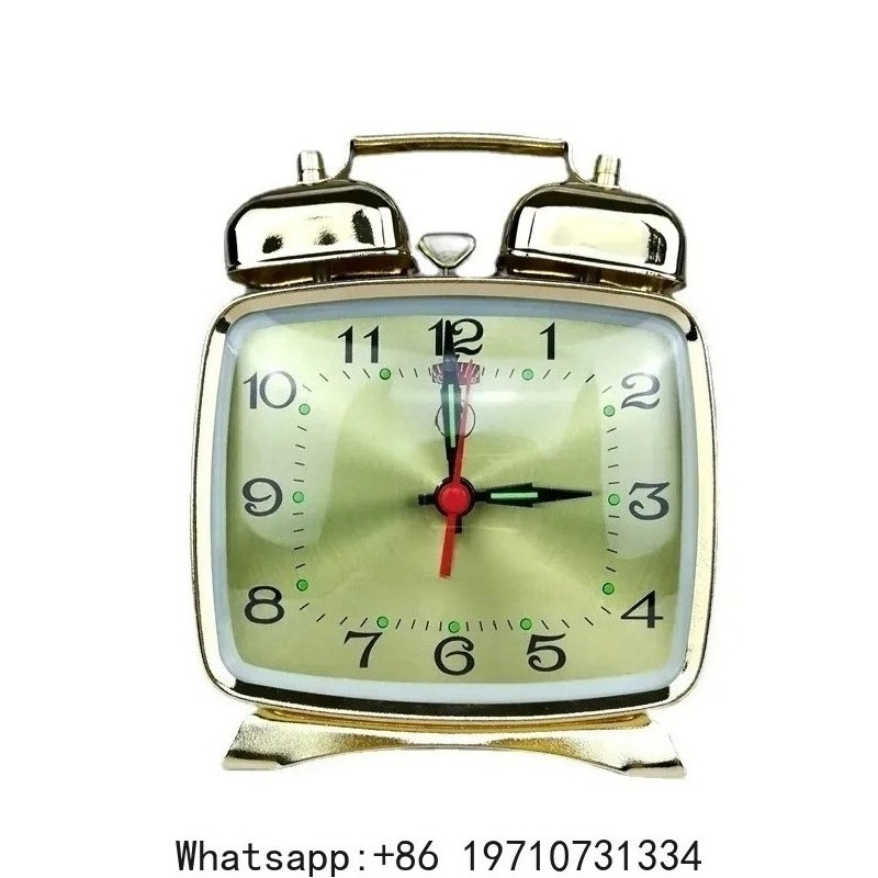 Table Watch Luxury - Metal Mekanik Çalar Saatli Saat Mekanizmalı