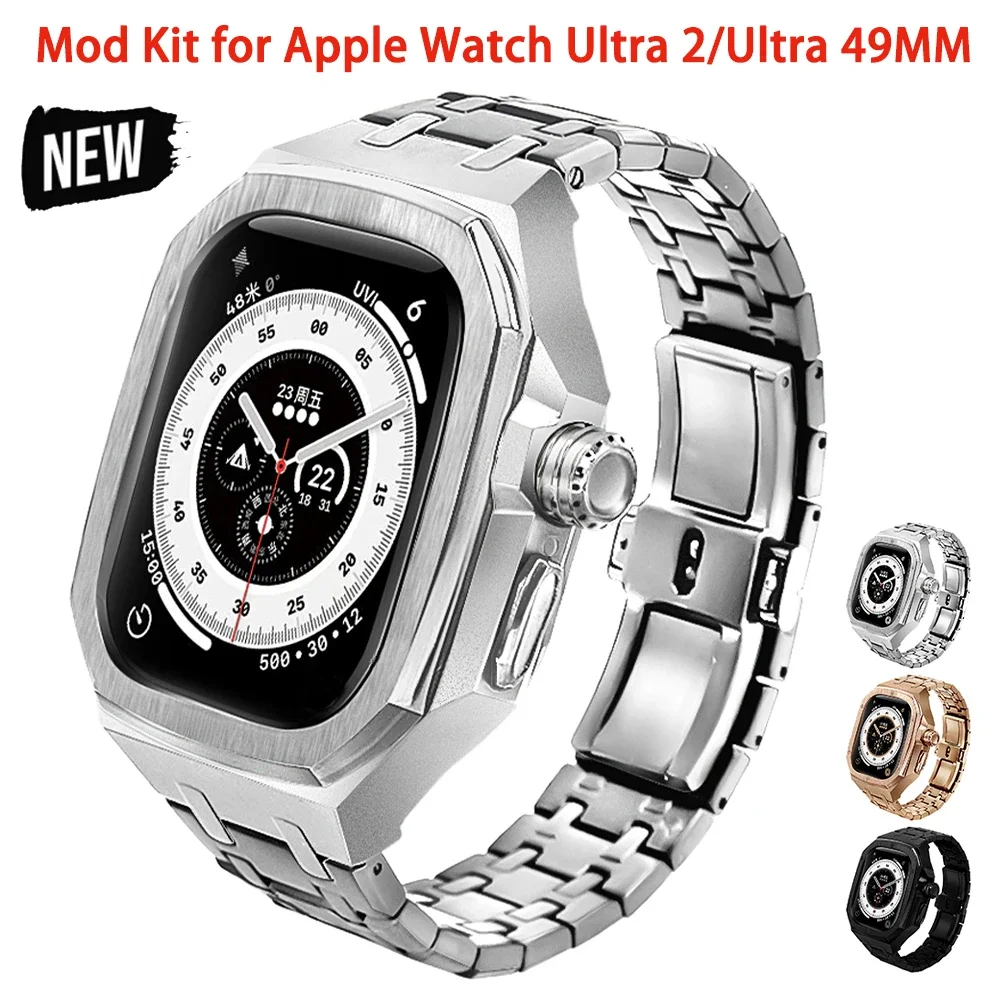 Paslanmaz Çelik Kayış+Kasa Lük - Luxury Watch Apple incelemesi ve fiyatı