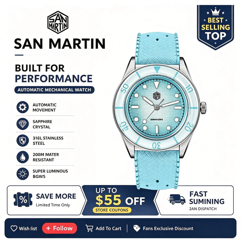 San Martin Model 32.5mm Kadın  - Guilloché Dial Watch incelemesi ve fiyatı