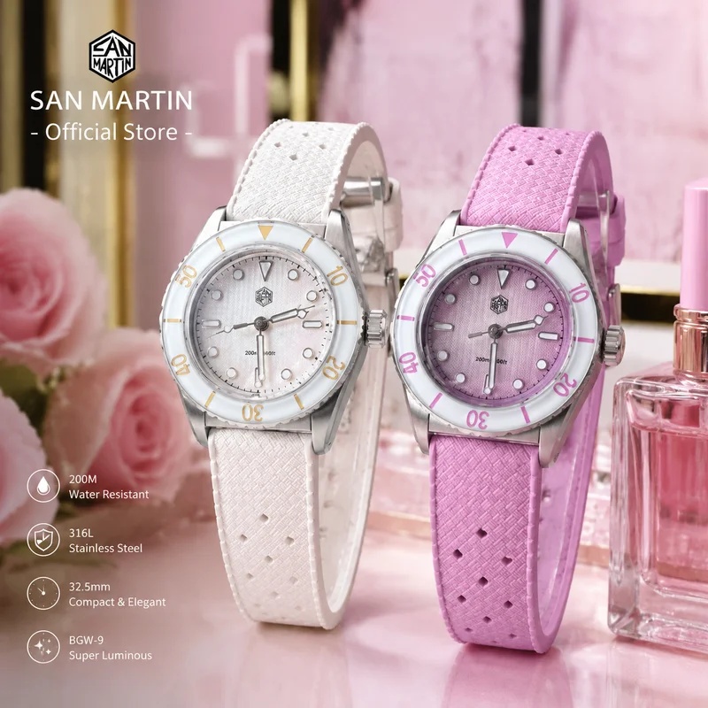 San Martin Model 32.5mm Kadın  - Guilloché Dial Watch incelemesi ve fiyatı