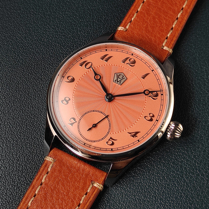 40MM manuel mekanik saat, guil - Guilloché Dial Watch incelemesi ve fiyatı
