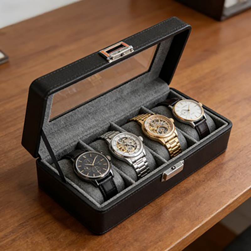 1 Adet 4 Bölmeli Saat Kutusu,  - Luxury Watch Packaging Box incelemesi ve fiyatı