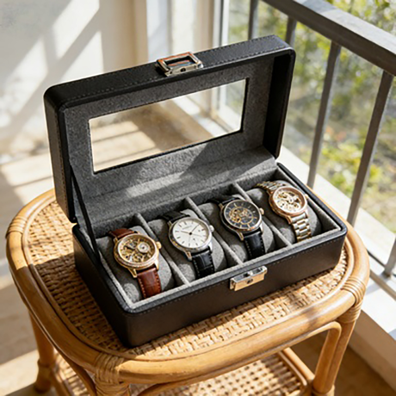 1 Adet 4 Bölmeli Saat Kutusu,  - Luxury Watch Packaging Box incelemesi ve fiyatı