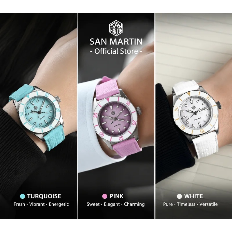 San Martin 32.5mm Kadın Kuvars - Guilloché Dial Watch incelemesi ve fiyatı