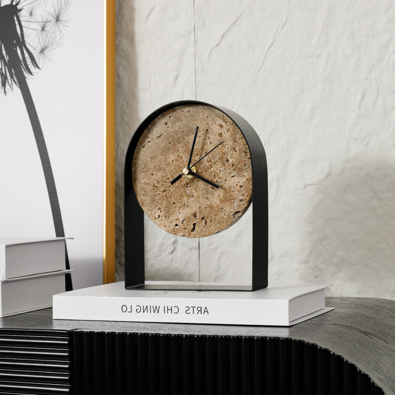 Lüks Mermer Masaüstü Saati Mod - Table Watch Luxury incelemesi ve fiyatı