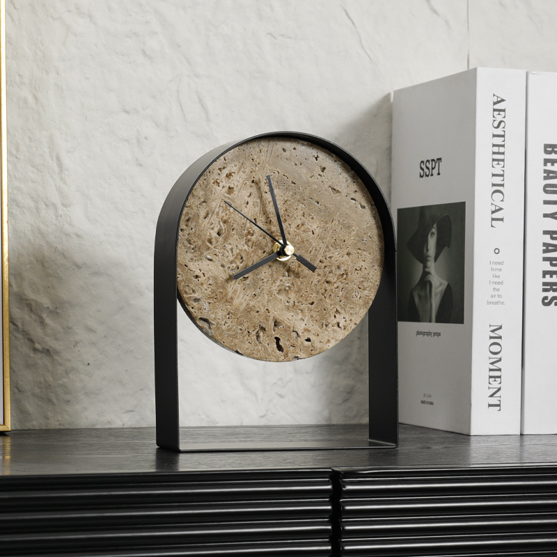 Lüks Mermer Masaüstü Saati Mod - Table Watch Luxury incelemesi ve fiyatı