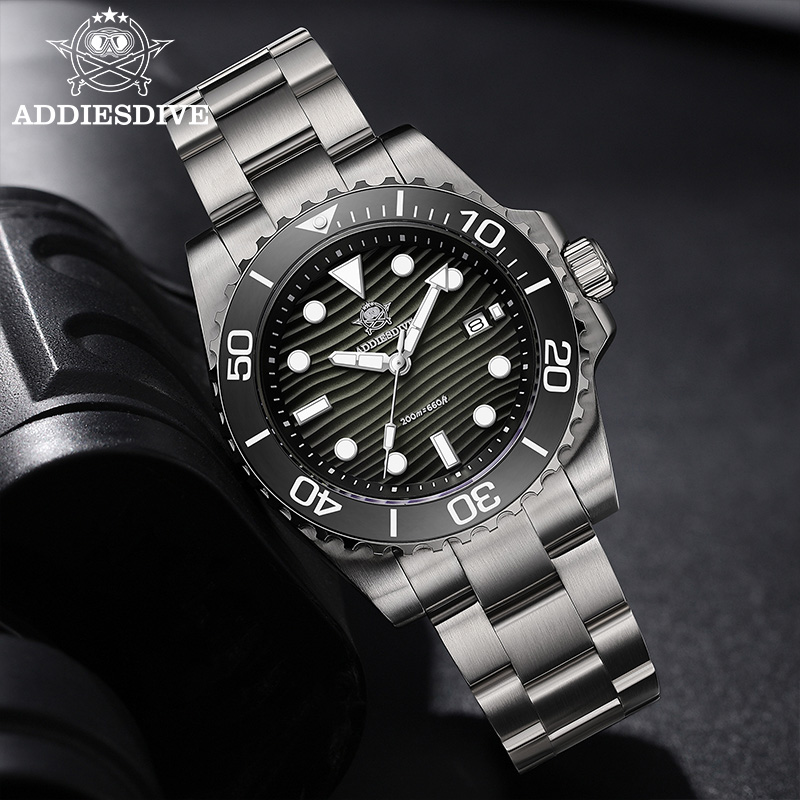 ADDIESDIVE Yeni Erkek Dalış Sa - Guilloché Dial Watch incelemesi ve fiyatı