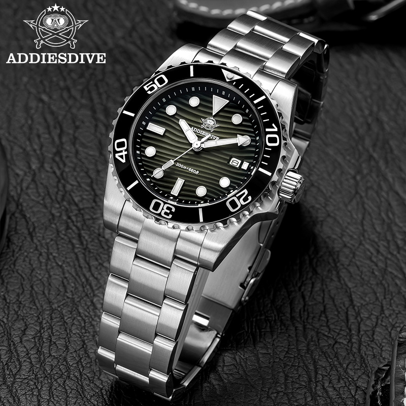 ADDIESDIVE Yeni Erkek Dalış Sa - Guilloché Dial Watch incelemesi ve fiyatı